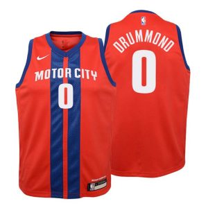 2019 20 Kinder Pistons Andre Drummond City Rot