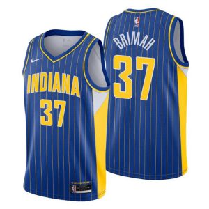 2020-21 Indiana Pacers Trikot Swingman Amida Brimah No. 37 City Edition Blau