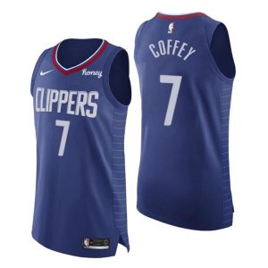 2020-21 Los Angeles Clippers Trikot Icon Edition Authentic 7 #Amir Coffey Blau