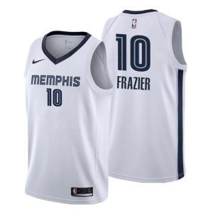 2020-21 Memphis Grizzlies Trikot Association Edition #10 Tim Frazier Weiß