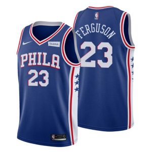 2020-21 Philadelphia 76ers Trikot #23 Terrance Ferguson Blau Icon Edition