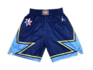 All Star Game 2020 Basketball Just Don Shorts Blau