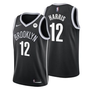 Brooklyn Nets Trikot Icon Edition #12 Joe Harris Schwarz