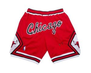 Chicago Bulls Rot  Basketball Just Don Shorts Chicago Logo