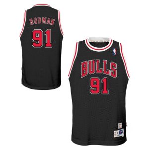 Chicago Bulls Trikot Dennis Rodman 1997-98 Hardwood Classics Alernate Swingman – Schwarz – Kinder