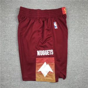 Denver Nuggets City Edition 2021 Swingman Rot Shorts