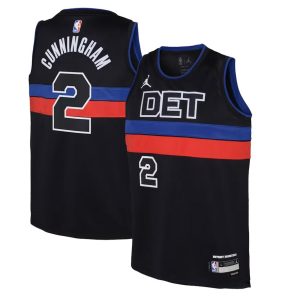 Detroit Pistons Trikot Jordan Statement Edition Swingman 22 – Blau – Cade Cunningham – Kinder