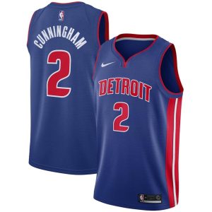 Detroit Pistons Trikot Nike Icon Edition Swingman – Blau – Cade Cunningham – Kinder