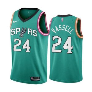 Devin Vassell 24 San Antonio Spurs Trikot Nike Teal Version City Edition 2022-23 Swingman Herren