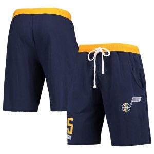 Donovan Mitchell Utah Jazz Name & Number French Terry Shorts – Navy