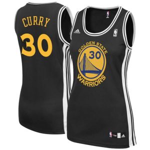 Golden State Warriors Trikot #30 Stephen Curry Damen Schwarz