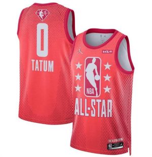 Herren 2022 All-Star Trikot #0 Jayson Tatum Maroon Stitched