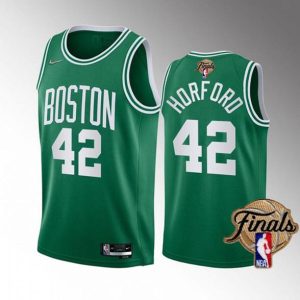 Herren Boston Celtics Trikot #42 Al Horford 2022 Grün NBA Finals Stitched