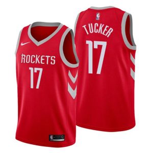 Herren Houston Rockets Trikot #17 P.J. Tucker Icon Rot Swingman