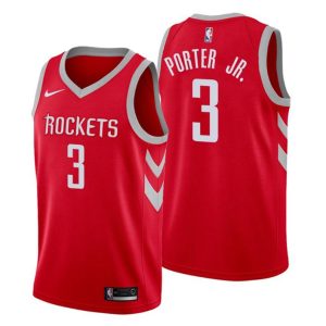 Houston Rockets Trikot #3 Kevin Porter Jr. Swingman Rot Icon Edition 2021