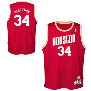 Houston Rockets Trikot Hakeem Olajuwon 1993-94 Hardwood Classics Road Swingman – Rot – Kinder