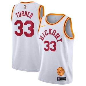 Indiana Pacers Trikot Nike Classic Edition Swingman – Weiß – Myles Turner – Kinder