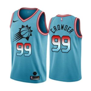 Jae Crowder 99 Phoenix Suns Trikot Nike City Edition 2022-23 Blau Version Swingman Herren