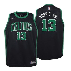 Kinder Boston Celtics Trikot #13 Marcus Morris Sr. Statement Schwarz Swingman