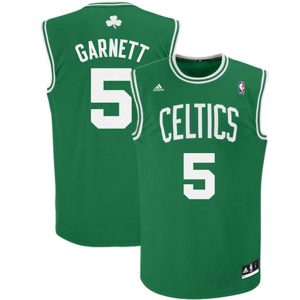 Kinder Boston Celtics Trikot #5 Kevin Garnett Revolution 30 Kelly Grün