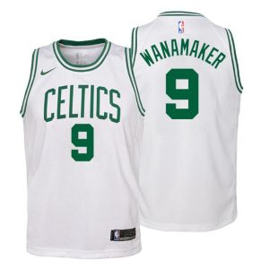 Kinder Boston Celtics Trikot #9 Brad Wanamaker Association Weiß Swingman