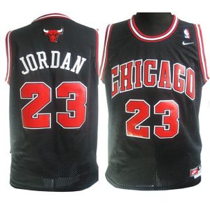 Kinder Chicago Bulls Trikot #23 Michael Jordan Soul Swingman Schwarz