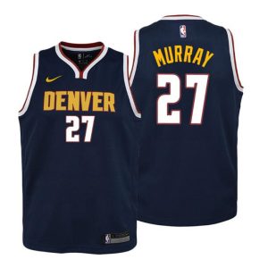 Kinder Denver Nuggets Trikot #27 Jamal Murray Icon Edition Navy Swingman