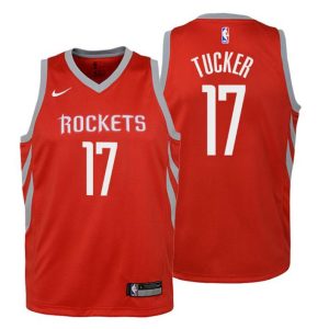 Kinder Houston Rockets Trikot #17 P.J. Tucker Icon Rot Swingman