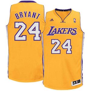Kinder Los Angeles Lakers Trikot #24 Kobe Bryant Revolution 30 Swingman Gold