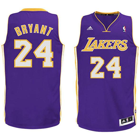 Kinder Los Angeles Lakers Trikot #24 Kobe Bryant Revolution 30 Swingman Lila