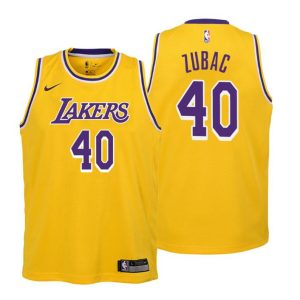 Kinder Los Angeles Lakers Trikot #40 Ivica Zubac Icon Edition Gold Swingman