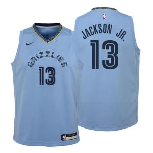 Kinder Memphis Grizzlies Trikot #13 Jaren Jackson Jr. Statement Blau Swingman