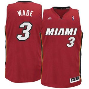 Kinder Miami Heat Trikot #3 Dwyane Wade Revolution 30 Rot Swingman