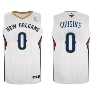 Kinder New Orleans Pelicans Trikot #0 DeMarcus Cousins Weiß Swingman