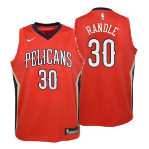 Kinder New Orleans Pelicans Trikot #30 Julius Randle Statement Rot Swingman