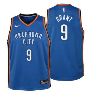 Kinder Oklahoma City Thunder Trikot #9 Jerami Grant Icon Edition Blau Swingman