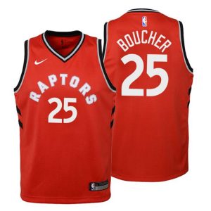 Kinder Toronto Raptors Trikot #25 Chris Boucher Icon Edition Rot Swingman
