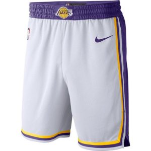 Los Angeles Lakers NBA Shorts Nike 2022-23 Association Edition Swingman – Herren