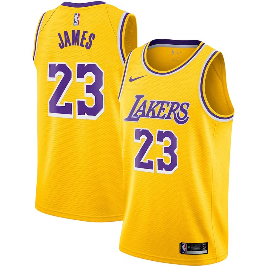 Los Angeles Lakers Trikot Nike Icon Edition Swingman – Gold – Lebron James – Kinder