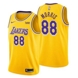 Los Angeles Lakers Trikot No. 88 Markieff Morris Gold Icon Edition