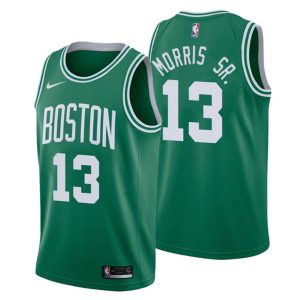 Men Boston Celtics Trikot #13 Marcus Morris Sr. Icon Edition Grün Swingman – Herren