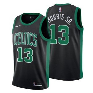 Men Boston Celtics Trikot #13 Marcus Morris Sr. Statement Schwarz Swingman – Herren