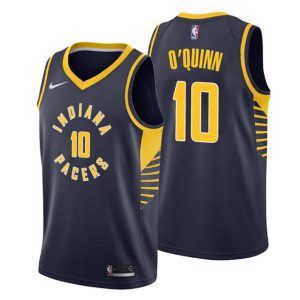 Men Indiana Pacers Trikot #10 Kyle O’Quinn Icon Edition Navy Swingman