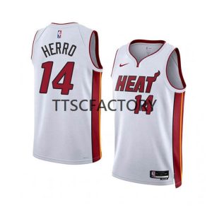 Miami Heat Trikot Tyler Herro 14 Nike 2022-23 Association Edition Weiß Herren Swingman