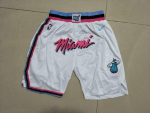 Miami Heat Weiß Shorts