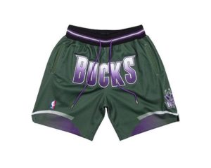 Milwaukee Bucks Basketball Just Don Shorts