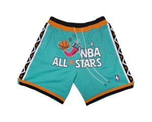 NBA 1996  All Stars Game East Basketball Just Don Shorts Teal