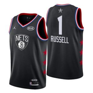 NBA All-Star Trikot Game Brooklyn Nets Trikot #1 D’Angelo Russell Schwarz 2019-20 Swingman – Herren