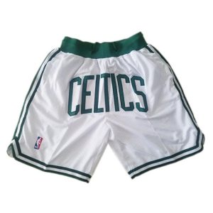 NBA Boston Celtics Herren Pocket Shorts Weiß Swingman