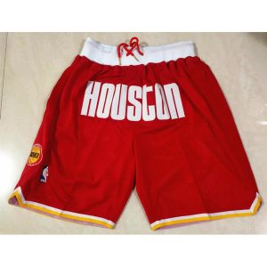 NBA Houston Rockets Herren Pocket Shorts Throwback M001 Swingman